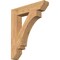Ekena Millwork Imperial Slat Smooth Bracket, Western Red Cedar, 5 1/2"W x 30"D x 36"H BKT06X30X36IMP06SWR - alternate 1